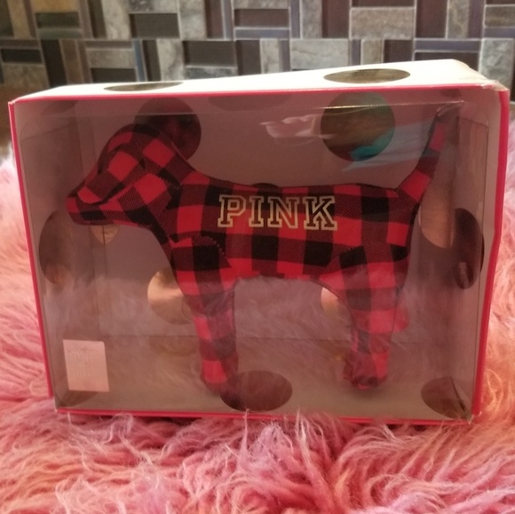 NIB Victoria's Secret PINK Ltd. Edition Plaid Dog! - Picture 2 of 4